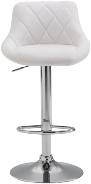 CLP Barhocker Lazio höhenverstellbar und 360 Grad drehbar,weiß schwarz Bild 6