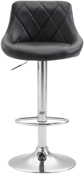 CLP Barhocker Lazio höhenverstellbar und 360 Grad drehbar,weiß schwarz Bild 5