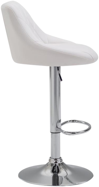 CLP Barhocker Lazio höhenverstellbar und 360 Grad drehbar,weiß schwarz Bild 8