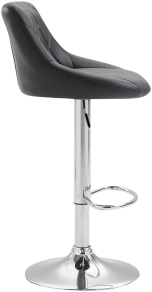 CLP Barhocker Lazio höhenverstellbar und 360 Grad drehbar,weiß schwarz Bild 7