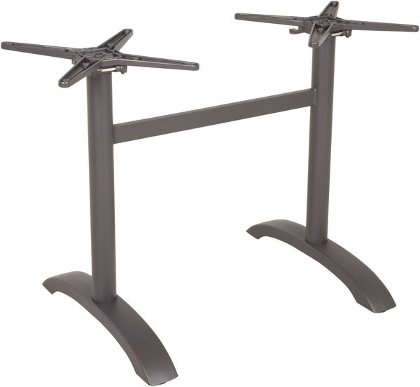 Tischgestell ILSE Anthrazit - Aluminium Anthrazit 72 x 66 x 100 cm | Tischuntergestell Tischbeine