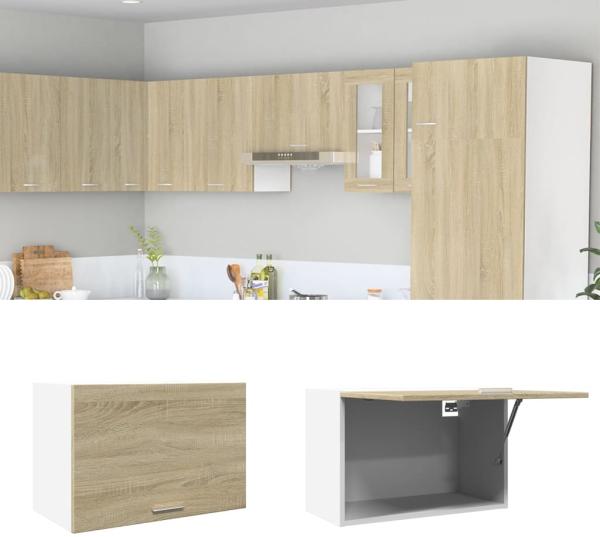 vidaXL Hängeschrank Sonoma-Eiche 60x31x40 cm Holzwerkstoff 849623