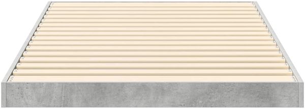 vidaXL Bodenbettrahmen, Holz Beton Grau, 71,5x190 cm Bild 6