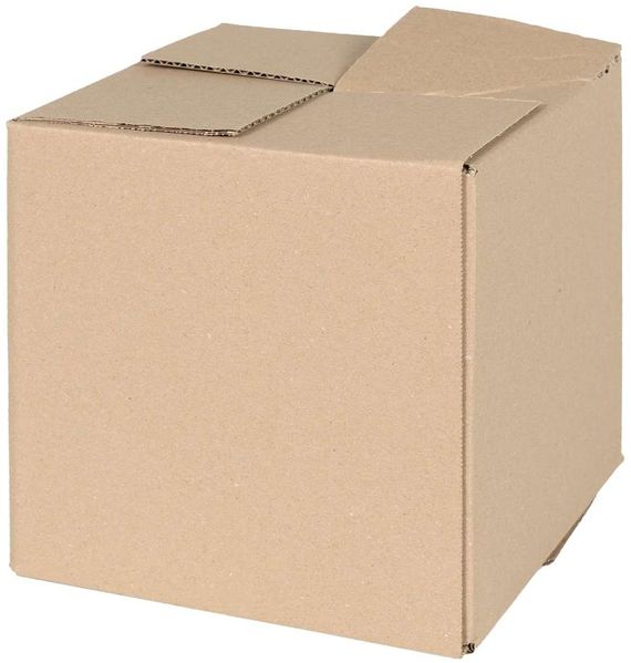 vidaXL Faltbox mit Speicher 50 pcs Natur 20 x 20 x 20 cm Karton 4106564