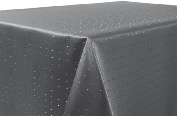 Beautex Tischdecke Damast Punkte bügelfrei fleckenabweisend pflegeleichte Tischwäsche (1-tlg)