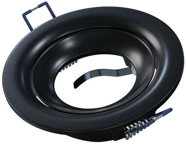 LED Labs LUCA Einbaurahmen für GU10 Deckenleuchte IP20 Rund Ø 65 mm Bohrloch Schwarz
