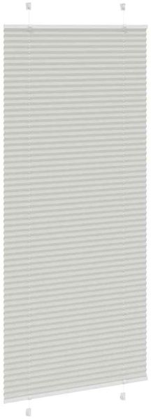 vidaXL Plissee Hellgrau 85x200 cm Stoffbreite 84,4 cm Polyester 4015361 Bild 4