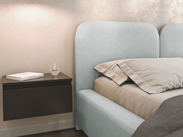 Selsey 'Comoves' Polsterbett 140x200 mit Veloursbezug, Hellgrau Bild 6