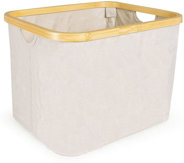 osoltus Faltbox Wäschebox Wäschekorb Nelson Bambus beige 40cm