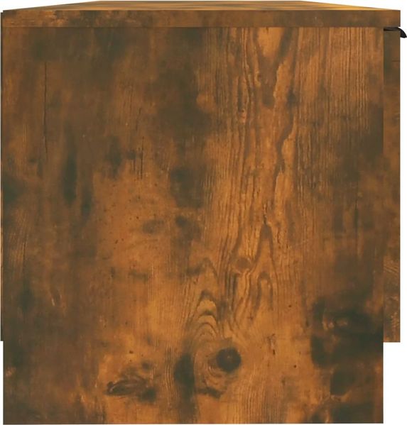 vidaXL TV-Schrank Räuchereiche 102 x 35 x 36,5 cm Holzwerkstoff [817132] Bild 5