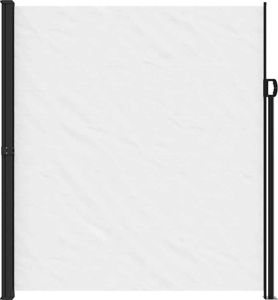 vidaXL Seitenmarkise Ausziehbar Weiß 220x300 cm 4004376 Bild 3