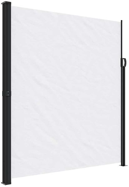vidaXL Seitenmarkise Ausziehbar Weiß 220x300 cm 4004376 Bild 2