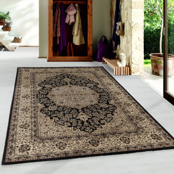 Villa Möbel Orientteppich Shiraz, Rechteckig, Höhe: 9 mm, Orient Teppich Wohnzimmer Orientalisch Design Kurzflor Pflegeleicht