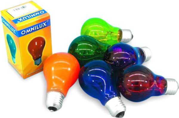 OMNILUX A19 230V/40W E27 blau
