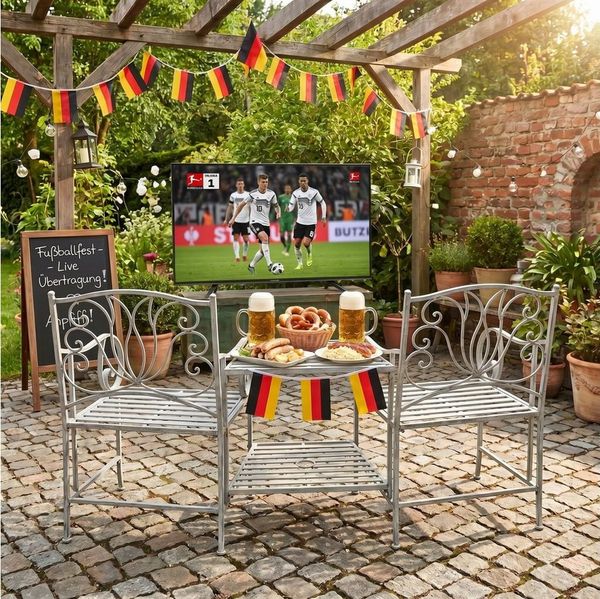 Ambiente Haus Sitzgruppe, Stühle mit Tisch Outdoor geeignet