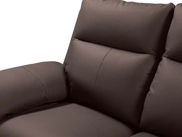 Vente-unique - Relaxsofa 2-Sitzer - Büffelleder - Braun - PAKITA Bild 6