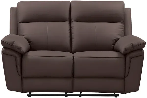 Vente-unique - Relaxsofa 2-Sitzer - Büffelleder - Braun - PAKITA Bild 3