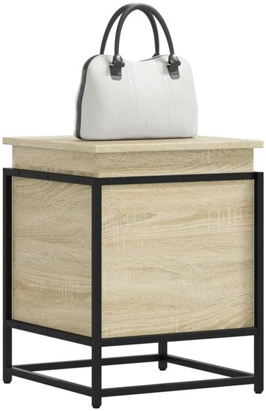vidaXL Aufbewahrungsbox mit Deckel Sonoma 40x40x51,5 cm Holzwerkstoff 848790