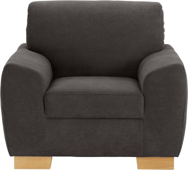 DOMO collection Sessel Incanto, kubische Formensprache, komfortabel, flache Armlehnen