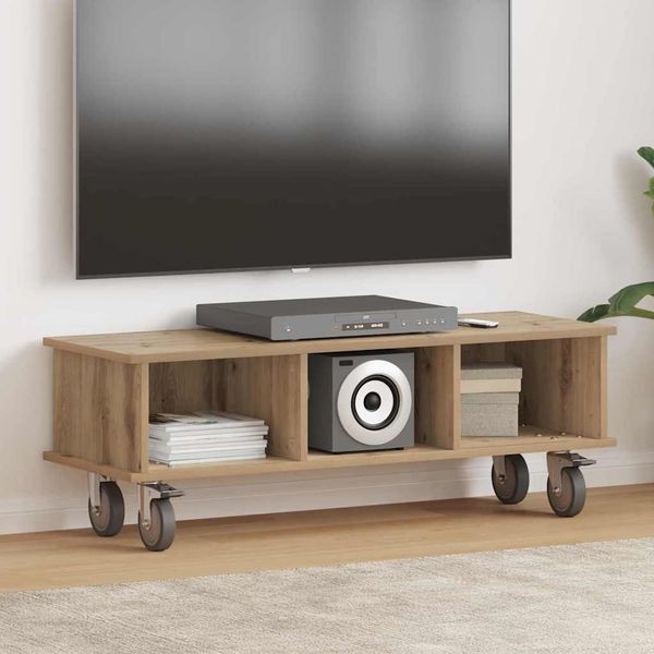 vidaXL TV-Ständer Artisan-Eiche 100 x 35 x 35 cm Holzwerkstoff 891039