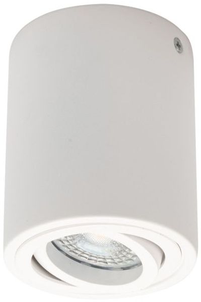 LED Aufbaustrahler schwenkbar Genius 662 rund weiß – GU10, 230V, Metall, modern