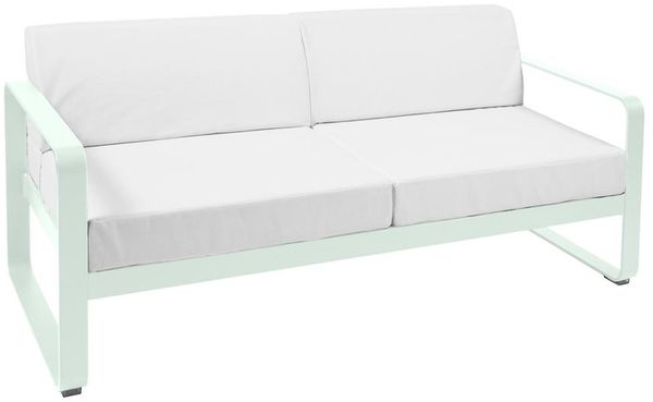 Bellevie Lounge-Sofa 2-Sitzer A7 Gletscherminze 81 Grauweiß