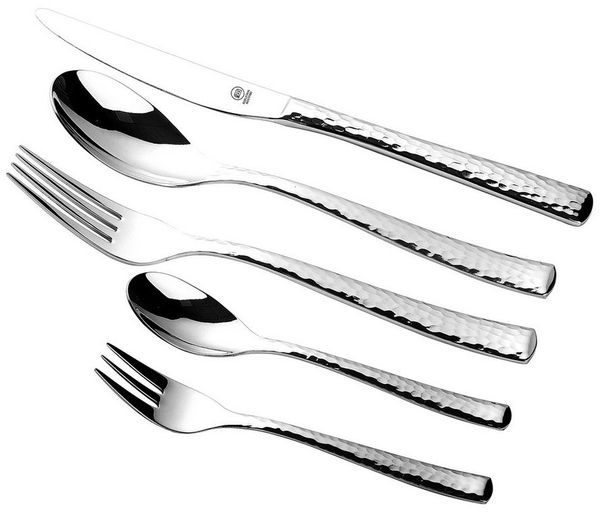 Carl Schmidt Sohn Besteck-Set STERN 30-teiliges (30-tlg), 6 Personen, Edelstahl 18/10, Praktisches Komplett-Set für den täglichen Gebrauch