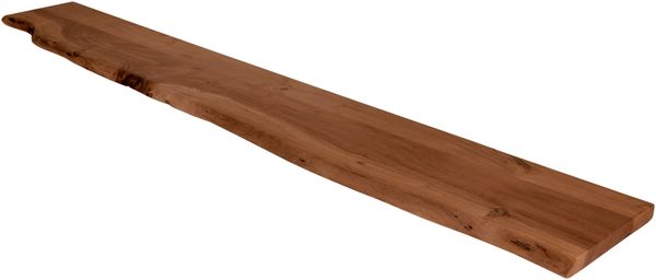 Steckboard mit Baumkante Wandregal Akazie massiv nussbaum lackiert 140 x 20 Amanda 136835449 Bild 6