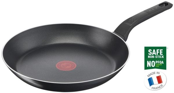 6x Bratpfannen 28cm Schwarz Antihaft Wok Kochen Küchen Schmoren Gemüse