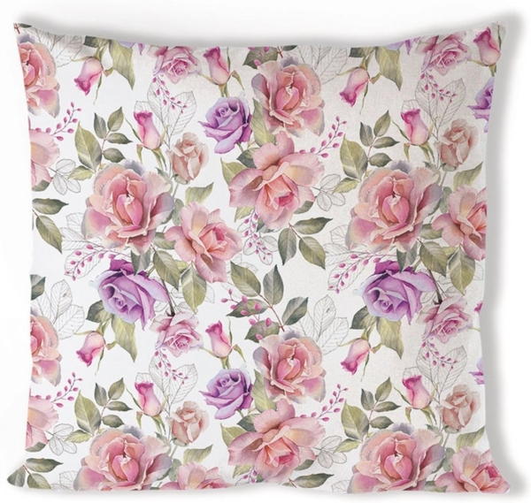 Ambiente® Dekokissen Josephine, Dekokissen Kissenbezüge ohne Füllung Baumwolle 40x40 cm