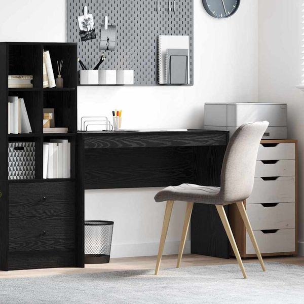 vidaXL Schreibtisch Schwarz Eichen-Optik 100 x 40 x 76 cm 869403