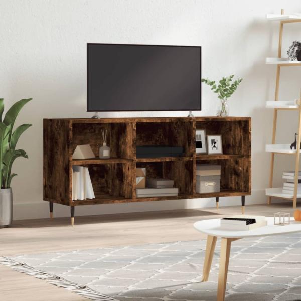 vidaXL TV-Schrank Räuchereiche 103,5x30x50 cm Holzwerkstoff 826985