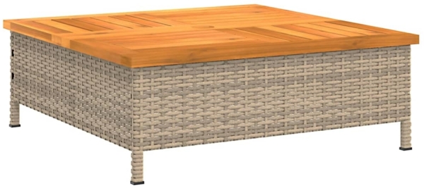 vidaXL Verkleidung für Sonnenschirmständer Beige 70x70x25 cm Akazie 365954