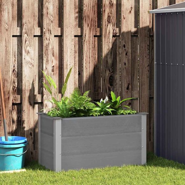 vidaXL Garten-Hochbeet WPC 100 x 50 x 54 cm Grau 43603