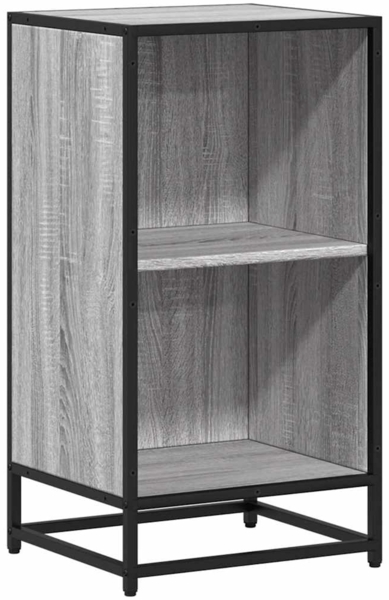 vidaXL Bücherregal Grau Sonoma 40x35x76 cm Holzwerkstoff 849097 Bild 1
