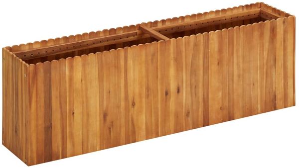 vidaXL Garten-Hochbeet 150 x 30 x 50 cm Massivholz Akazie 45925