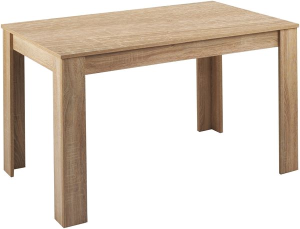 Tisch >NEPAL< in Eiche-Optik 140 x 75 x 80 cm (BxHxT)