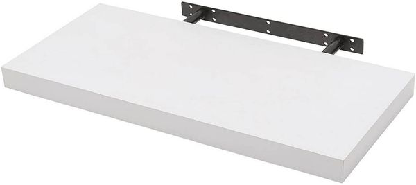 Woltu Wandregal, Wandboard CD DVD Regal Bücherregal Holz Board