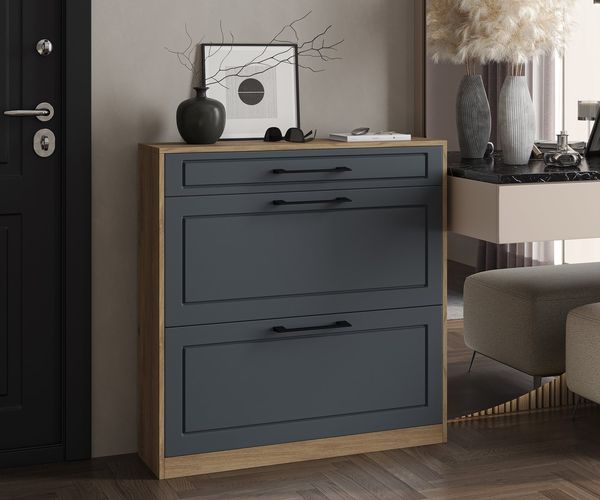 Möbelhandel Klipenstein Schuhschrank Vegas - Korpus Eiche Artisan