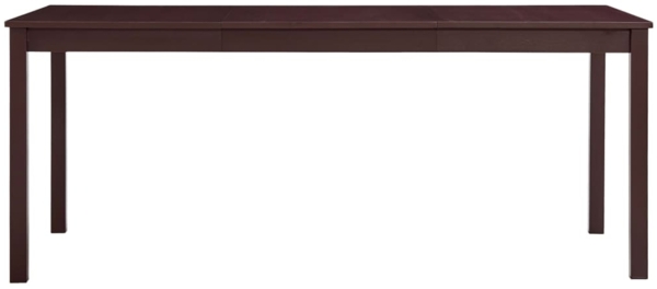 vidaXL Esstisch Dunkelbraun 180 x 90 x 73 cm Kiefernholz 283407