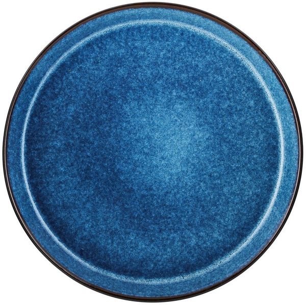 Bitz Speiseteller schwarz / dunkelblau 27 cm