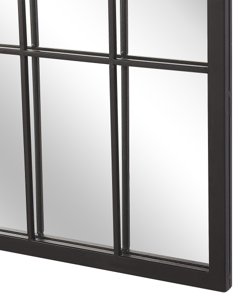 Wandspiegel CASSEL 50 cm 115 cm Metall Schwarz Bild 5