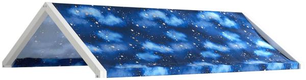 Dachvorhang mit Motiv für Hausbett "Kay" 120x200 cm