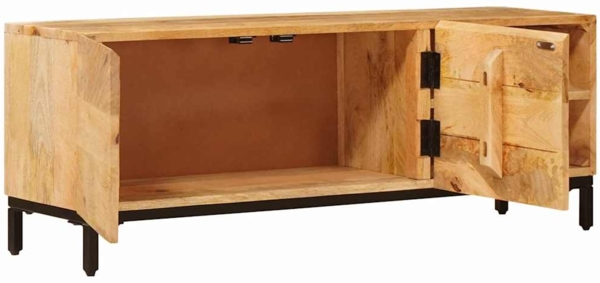 vidaXL Stauraumschränke Braun 110 x 30 x 40 cm Massivholz Mango 4104605