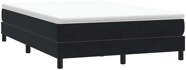 vidaXL Boxspringbett ohne Matratze Schwarz 140x210 cm Samt 3315827