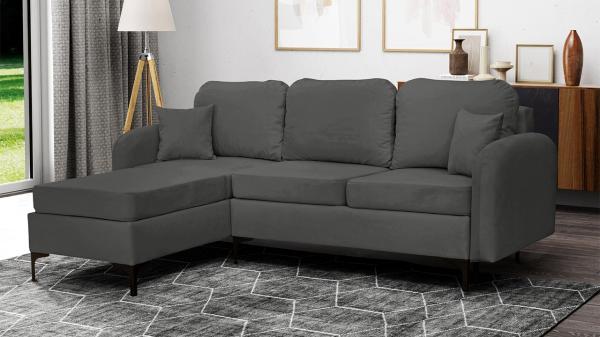 Ecksofa Vadrin L, Seite: Links, Farbe: Manila 16