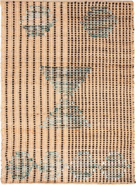 Juteteppich - 90 x 60 cm - dunkelbeige