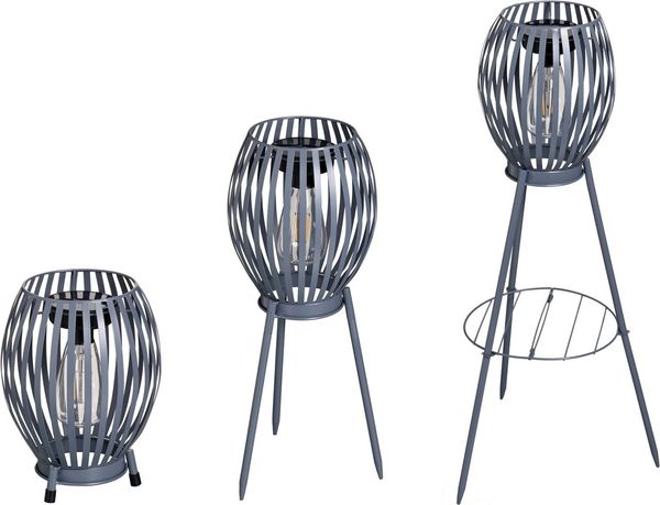 Northpoint LED Solarleuchte LED Solar Außen Stehlampe Tischlampe warmweißes Licht