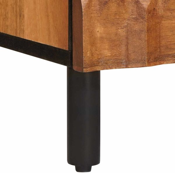 vidaXL Sideboard mit Speicher Akazienbraune Oberfläche 40 x 33 x 75 cm 4017923 Bild 8