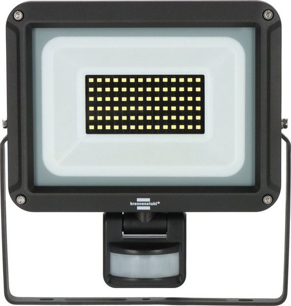 Brennenstuhl LED Strahler JARO 7060 P (LED Wandstrahler für außen IP65, 50W, 5800lm, 6500K, mit Bewegungsmelder und Dämmerungssensor)